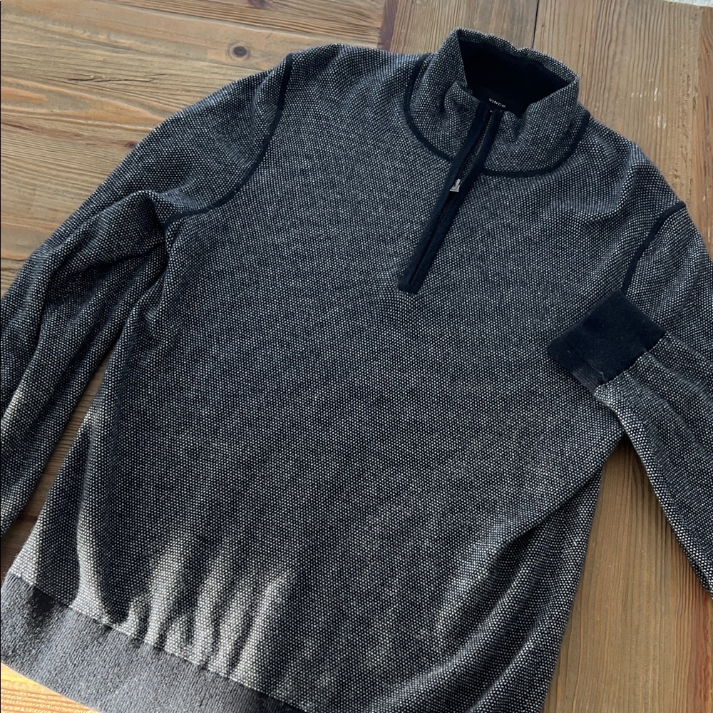 Vince 1/4 Zip-Up Sweater Wool Cashmere